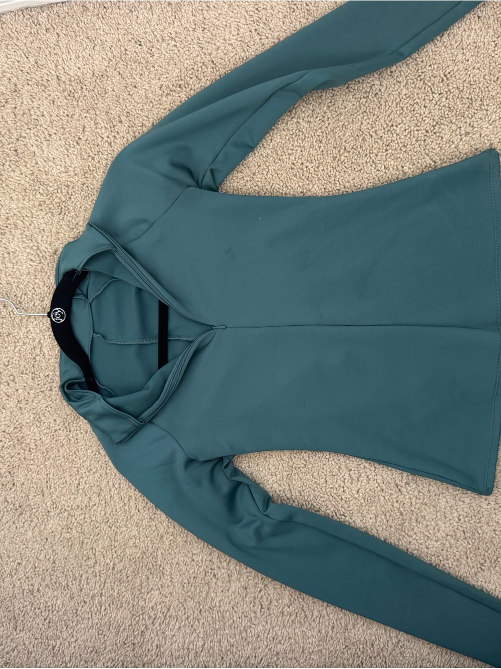 ALO Yoga Teal Half-Zip.